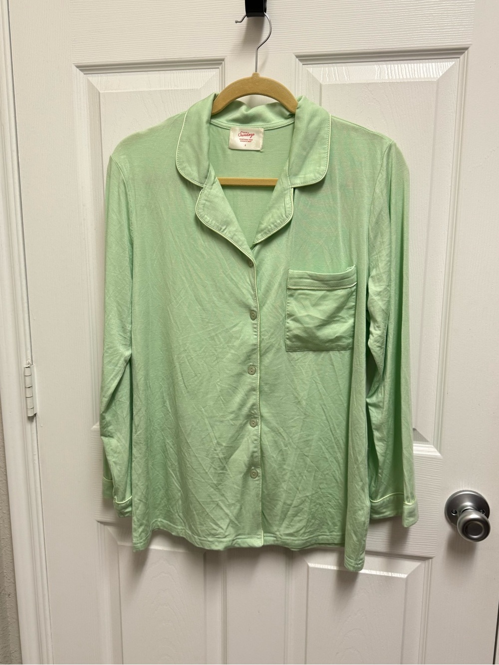 In My Sundays Green Pajama Top